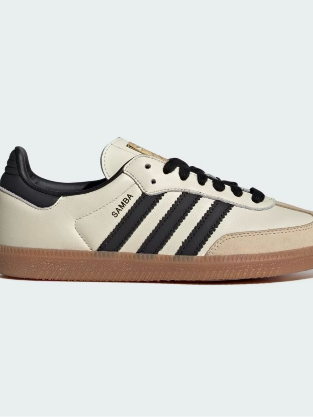 Adidas Samba OG – Cream White/Black | Size 7.5
